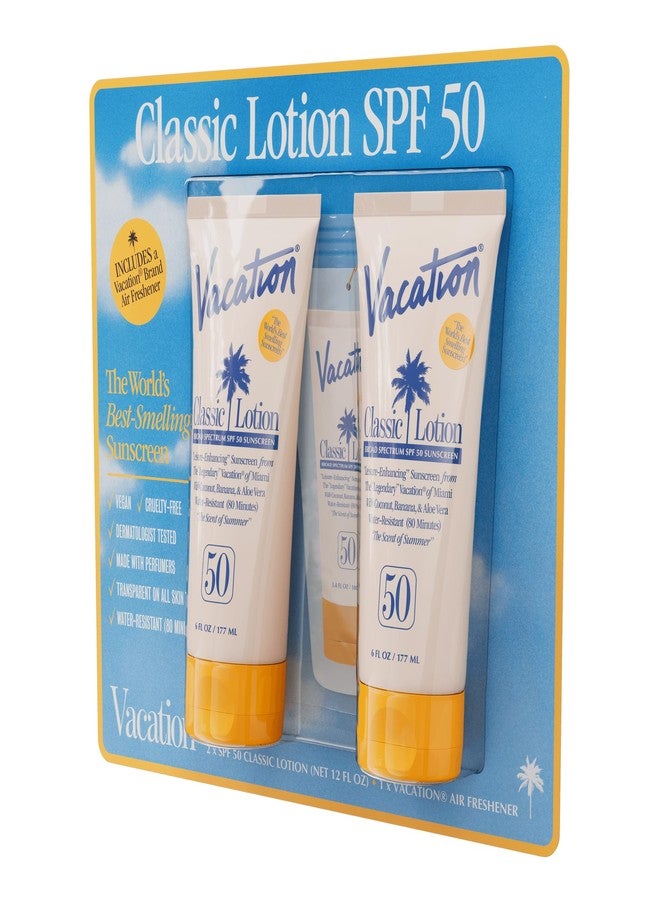 فاكيشن لوشن فاكيشن كلاسيك بعامل حماية من الشمس 50 - عبوة من قطعتين مع معطر جو - Image 2